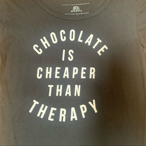 Shine The Light On Modal Scoop Neck Graphic Tee Size S - Picture 4 of 6